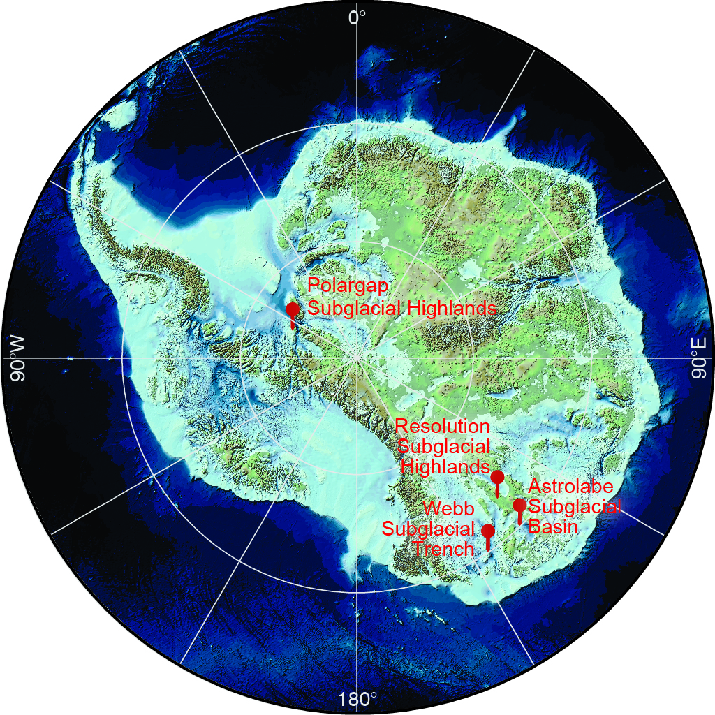 Map showing Linguistic families of Canadian names